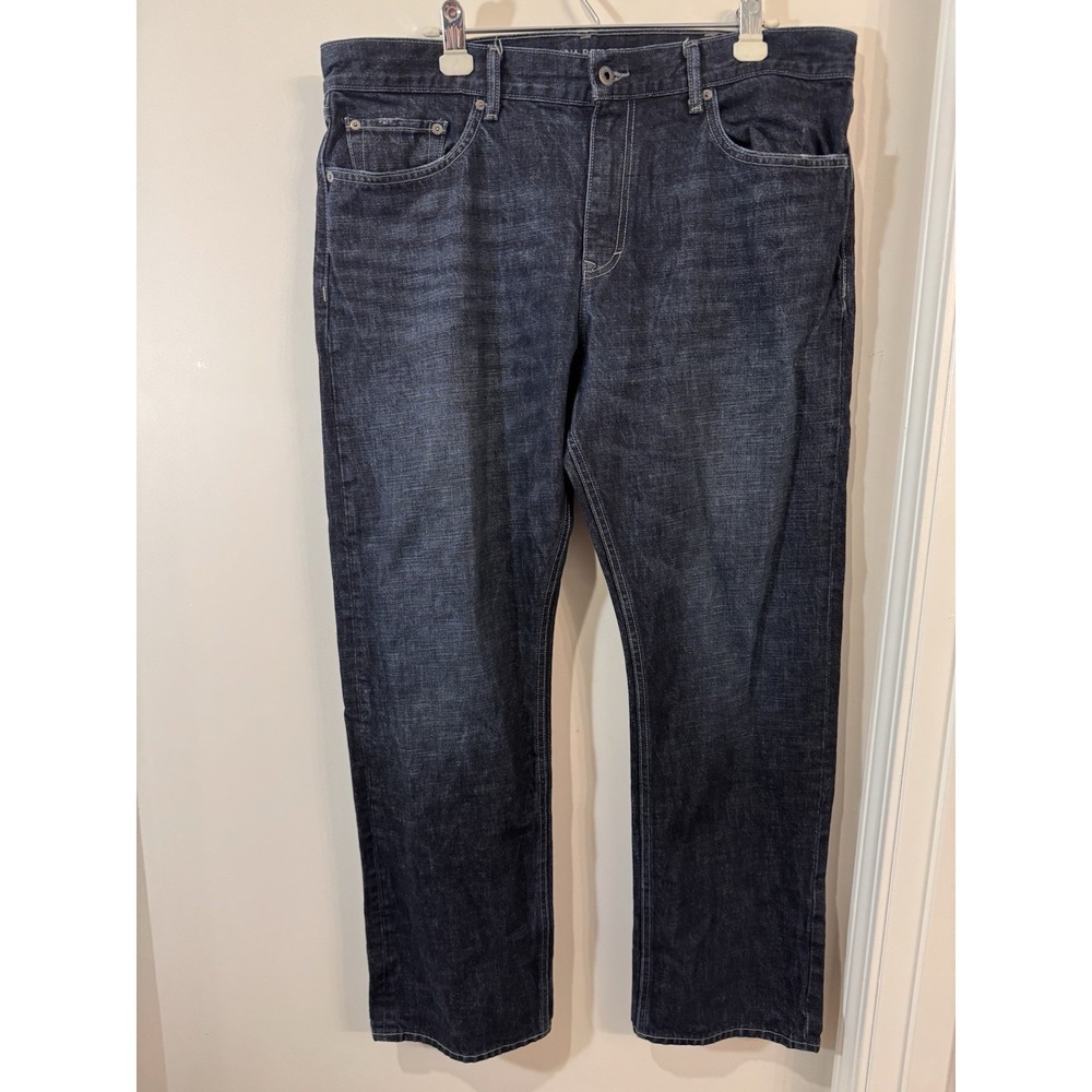 BANANA REPUBLIC Men's SZ 38X32 Slim 100% Cotton Dark Blue Jeans Trousers